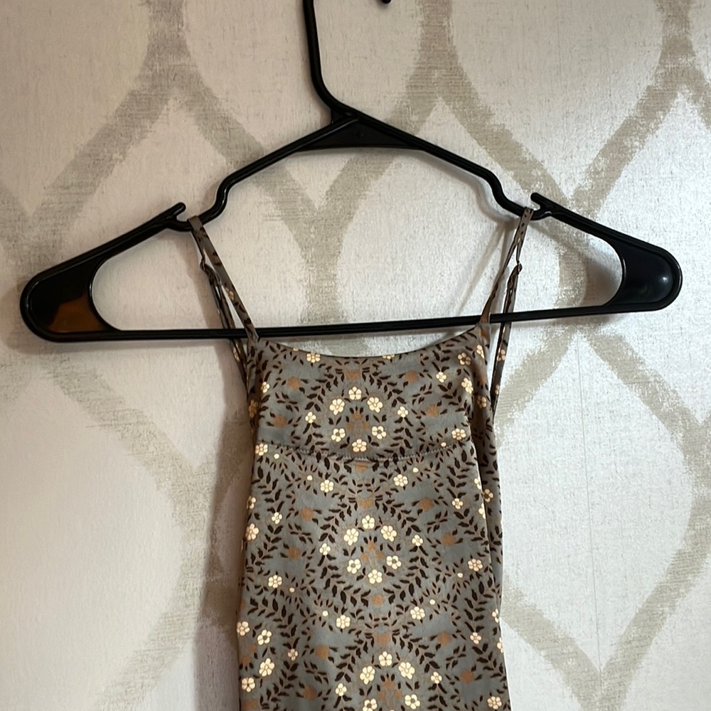 Free People Silk Tank Top, size M